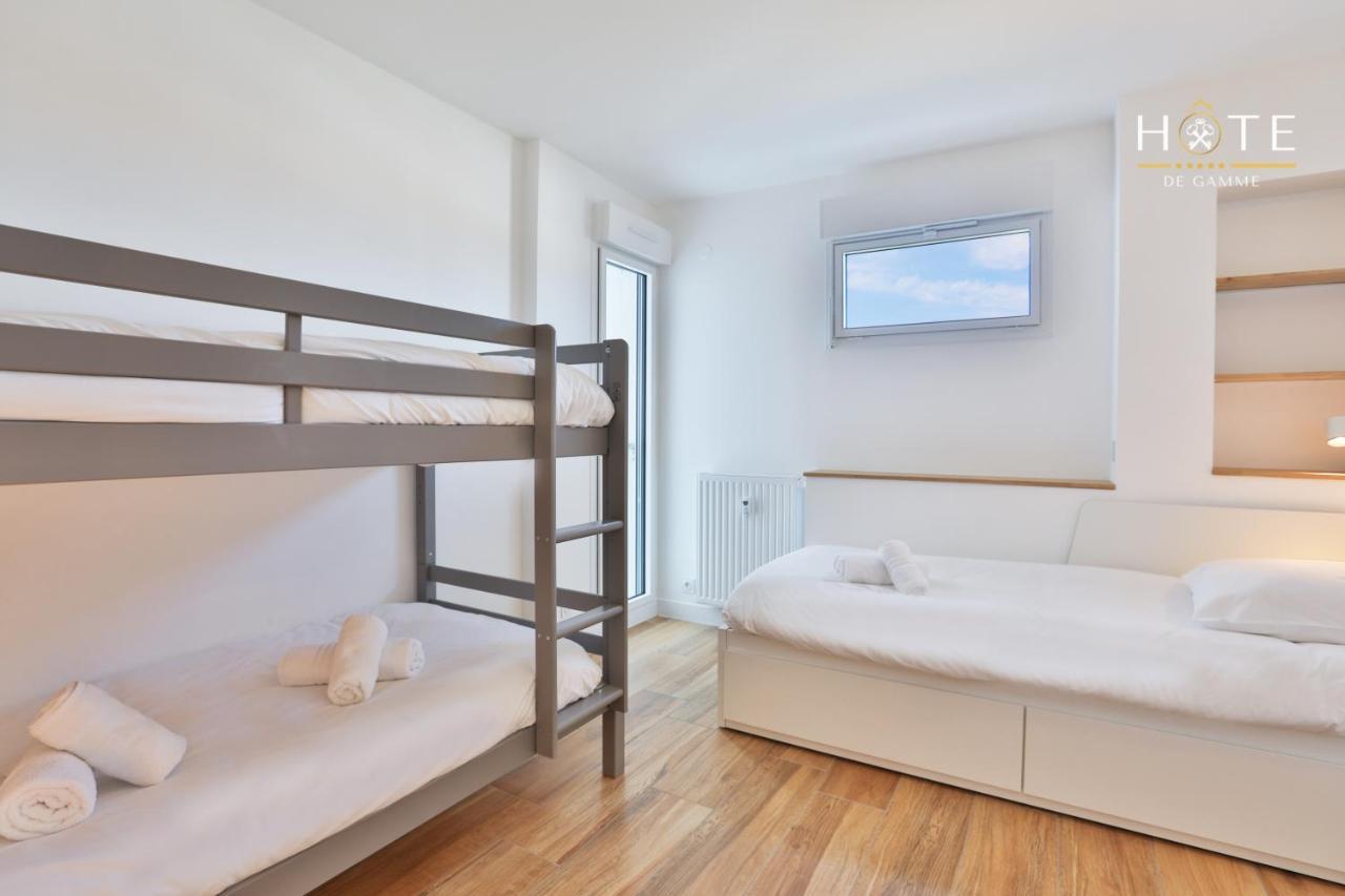 Appartement De Caractere, Superbe Vue Mer 280° La Chaume Exteriör bild
