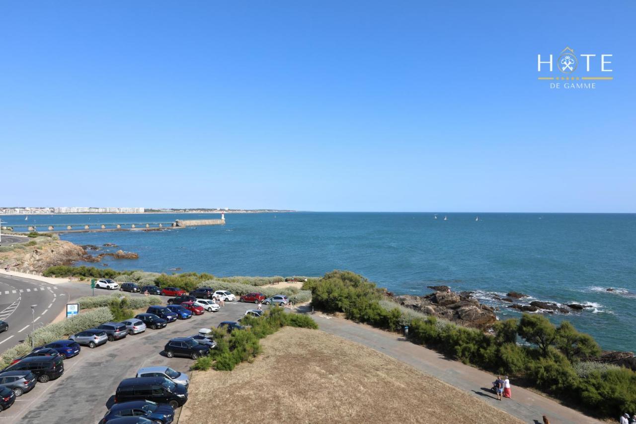 Appartement De Caractere, Superbe Vue Mer 280° La Chaume Exteriör bild